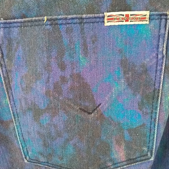 🎉🎉🎉 HUDSON GALAXY SPLATTER SKINNY JEANS🎉🎉🎉 - Picture 4 of 4